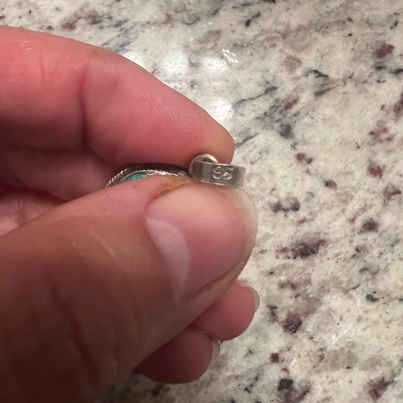 Sterling silver pendant with the 7 shakra stones - Picture 3 of 3